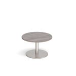 Monza Cir Coffee Table Flat Round Base