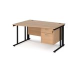 Maestro 25 Cable Man Lh Wave Desk 2D Ped
