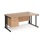 Maestro 25 Cable Man Rh Wave Desk 2D Ped