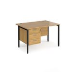 Maestro 25 H-Frame 800Mm Desk 3D Ped