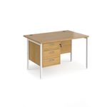 Maestro 25 H-Frame 800Mm Desk 3D Ped