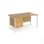 Maestro 25 H-Frame 800Mm Desk 2D Ped