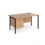 Maestro 25 H-Frame 800Mm Desk 3D Ped