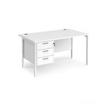 Maestro 25 H-Frame 800Mm Desk 3D Ped