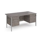 Maestro 25 H-Frame 800Mm Desk 2X2D Ped