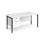 Maestro 25 H-Frame 800Mm Desk 2D Ped