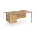 Maestro 25 H-Frame 800Mm Desk 2D Ped