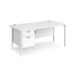 Maestro 25 H-Frame 800Mm Desk 2D Ped