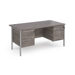 Maestro 25 H-Frame 800Mm Desk 2X3D Ped