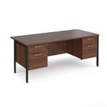 Maestro 25 H-Frame 800Mm Desk 2X2D Ped