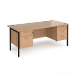 Maestro 25 H-Frame 800Mm Desk 2&3D Ped