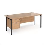 Maestro 25 H-Frame 800Mm Desk 2D Ped