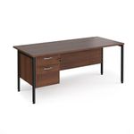 Maestro 25 H-Frame 800Mm Desk 2D Ped