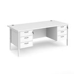 Maestro 25 H-Frame 800Mm Desk 2X3D Ped