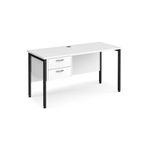 Maestro 25 H-Frame 600Mm Desk 2D Ped