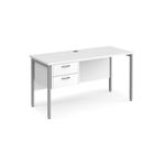 Maestro 25 H-Frame 600Mm Desk 2D Ped