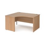 Maestro 25 panel end lh ergonomic desk