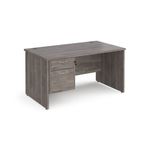 Maestro 25 panel end 800mm desk 2d ped