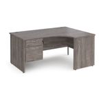 Maestro 25 panel end rh erg desk 2d ped