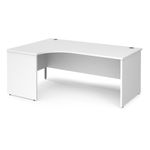 Maestro 25 panel end lh ergonomic desk