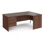 Maestro 25 panel end rh erg desk 2d ped