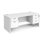 Maestro 25 panel end 800mm desk 2&3d ped