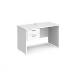 Maestro 25 panel end 600mm desk 2d ped