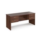 Maestro 25 panel end 600mm desk 2x2d ped