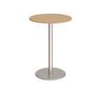 Monza Circular Poseur Table With Flat Ro