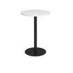 Monza Circular Poseur Table With Flat Ro