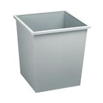 Wastepaper Bin Square Grey Myers 631