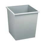 Wastepaper Bin Square Grey Myers 631