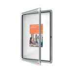 Nobo Int Glazed Case Mag 4Xa4 White