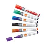 Nobo Liquid Ink Drymarkers Assorted Pk6