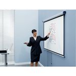 Nobo Wall Screen 2000X1513Mm Grey/Blue