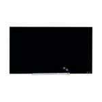 Nobo 45 Black Glass Whiteboard