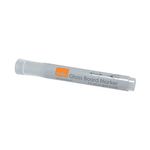 Nobo Glass Whiteboard Markers White 4Pk