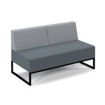 Nera modular double seat with back