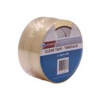 Gosecure Twin Pk 25Mmx66M Clear Tape Pk6
