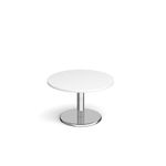 Pisa circular coffee table round base