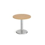 Pisa Circular Dining Table With Round Ba