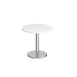 Pisa circular dining table round base