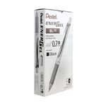 Pentel Energel Xm Gel Pen Blk Bl77-A