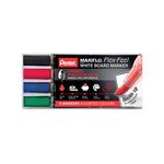 Pentel Maxiflo W/Board Marker Pk4