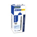 Pilot V7 Liquid Ink Rball Med Bk P20