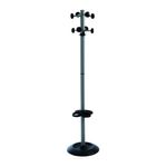 Coat and umbrella stand - black