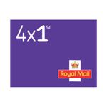 Royal Mail 1St Class Stamp Bk Pk4