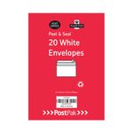 Envelopes C6 Peel & Seal White 80G X 20