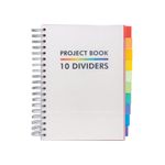 Pukka Pads Proj Book/10 Divdr B5 Wht