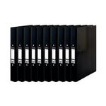 Pukka Brights R/Binder A4 Blk�Pk10